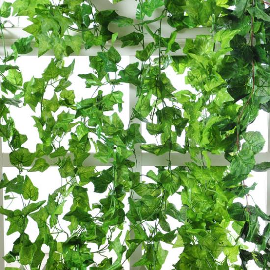 Strands Artificial Hanging Plant Leaves for Wedding and Restaurant Wall Decorative