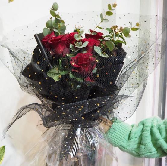 Customized fresh floral packing mesh