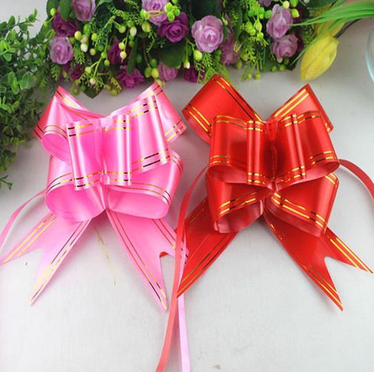 solid color PP Pull Bow